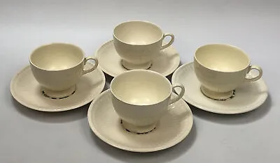 Set Of 4/8PCS Wedgwood Of Etruria Edme Ivy Stratford Ivory Tea Cups & Saucers AL • $27.99