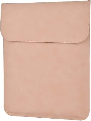 15  Laptop Suede Leather Flap Envelope Sleeve Pouch Bag Compatible MacBook Pro • $10.99