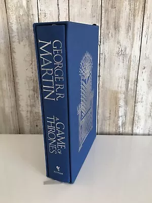 A GAME OF THRONES George R.R. Martin Book One Song Of Ice & Fire Slip COLLECTORS • $59.99