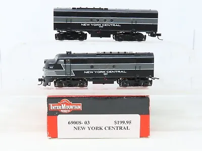 N Scale Intermountain 69008-03 NYC New York Central F3 A/B Diesel Locomotive Set • $249.95