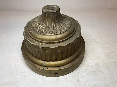 Vintage Brass Tone Metal Lamp Base • $27.95