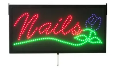 LED Animated Motion  Sign For Any Nail Salon Beauty Salon  SHE SHED ETC • $50