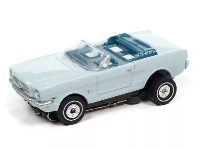 Auto World 1965 Ford Mustang Convertible (Blue) Thunderjet HO Slot Car • $24.99