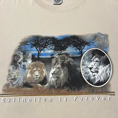 Vintage Lion Shirt Busch Gardens Africa Safari King Jungle Book Tampa Florida • $25