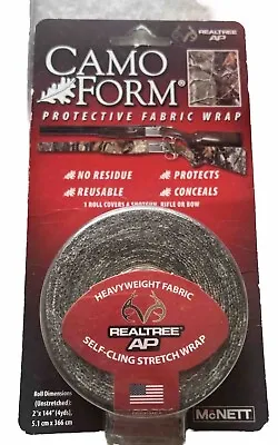 McNett Realtree Camo Form Protective Stretch Fabric Tape Wrap  2”x144” • $12.99
