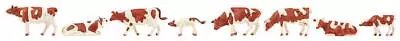 Faller Cows Brown/White (8) Figure Set FA151903 HO Scale • £18.39