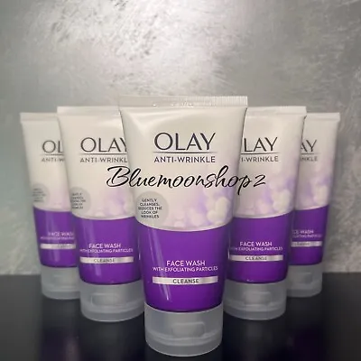 6 X 150ml Olay Anti-Wrinkle Firm & Lift Anti-Ageing Face Wash Cleanser • £34.99