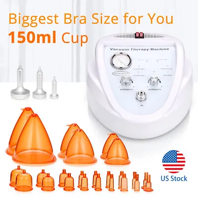 150ML BBL Vacuum Therapy Breast Enlargement Butt Lift Body Massage Slim Machine • $127.57