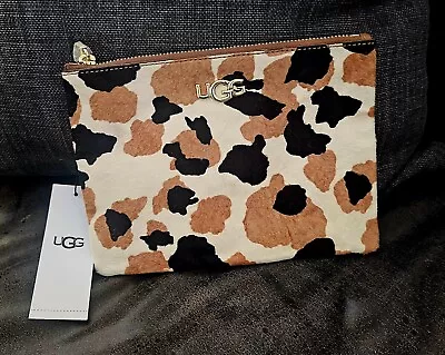 NWT UGG Australia Boots Calf Hair Zippered Bag Pouch Clutch  • $19.95