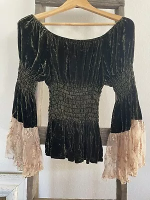 Marrika Nakk Peasant Long Sleeve Top EUC • $200