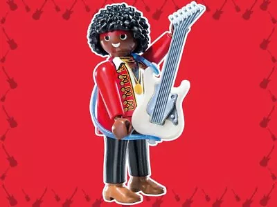 Playmobil Figure - 9146 Boys Mystery Series 11 Jimi Hendrix Guitar Rock Star • $6.50