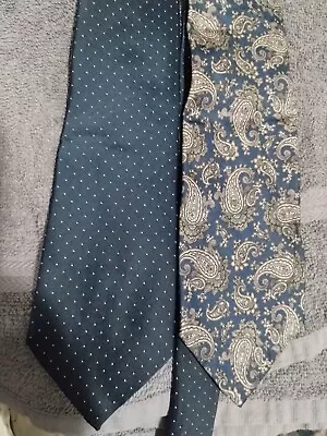 Van Heusen Necktie Plus Free Tie Navy Blue  • $0.99