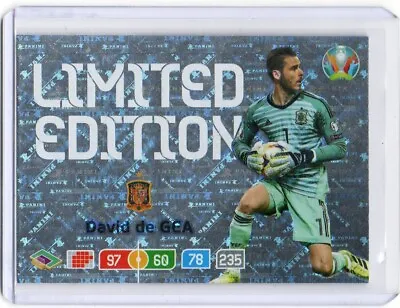 Panini Adrenalyn Xl Uefa Euro 2020 David De Gea Limited Edition • £2.95