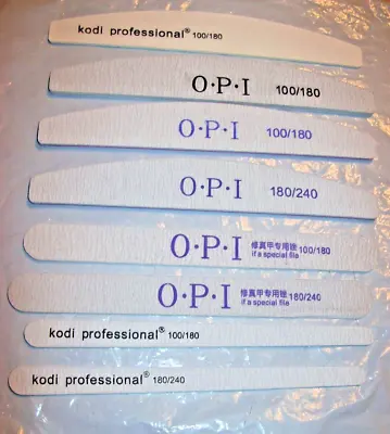 Kodi OPI - Professional Nail Files Emery Boards 8pc Set (B9) • $8.99