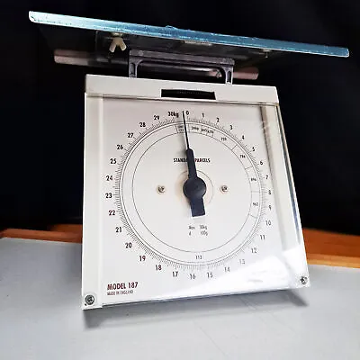 Salter Brecknell Model 187 Max 30 Kg Standard Parcels Weight Scale Very Good • £60