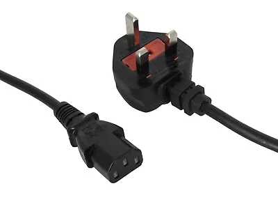 New Just Laptops UK IEC C13 Kettle PC Computer Mains Lead Power Cable Cord 1.7m • £4.99