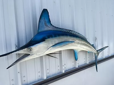 87  White Marlin Two Sided Fish Mount Replica - In Stock & Ready To Ship • $870