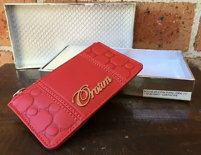 Women's OROTON Roche-Zip Grenadine Leather Coin Purse  • $77.50