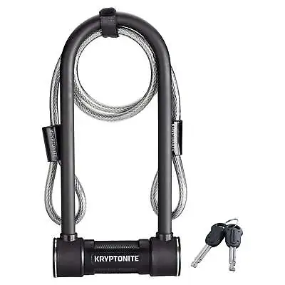 Kryptonite Level 5 14 Mm U-Lock Bicycle Lock With Looped Bike Security Cable • $31.99