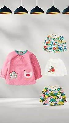 Ex Baby Boden Long Sleeve Cotton Big Applique Jersey Applique Top (A Bit Defect) • £5.99