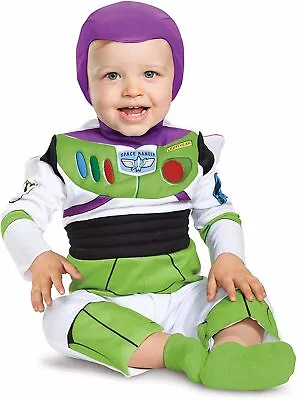 £22.60 • Buy Disney Official Buzz Lightyear Costume Infant, Toy Story Baby Costume 612 Month