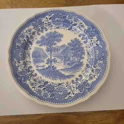 Vintage Villeroy & Boch Burgenland Blue Salad Plate 7.5 ' Mettlach Grn Backstamp • $15