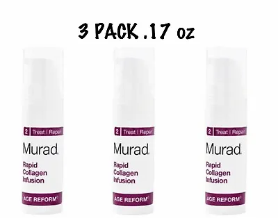 3 Pack Murad Rapid Collagen Infusion Travel Size 0.17 Oz / 5 Ml • $13.99