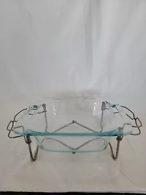 Italy Vintage Metal Accordion Casserole Dish Holder Rack Trivet Only Adjustable  • $15.40