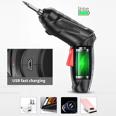 Electric Drill Set Power Cordless ScrewdriverRechargeable Battery Driver Set • $11.99