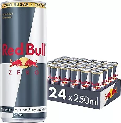 Red Bull Energy Drink 24 X 250ml Vitalizes Body And Mind Redbull NEW FREE SHIP • $48.99
