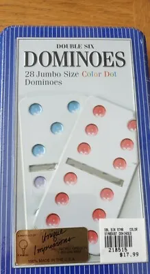 £8.80 • Buy New Double Six Dominoes Jumbo Size In Tin  With Logo Of Stardust Hotel Vegas
