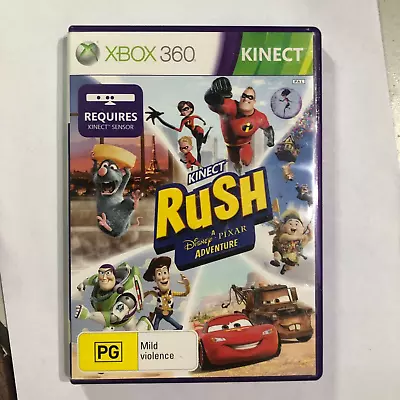 Kinect - Rush A Disney Pixar Adventure - Rqs Kinect - Xbox 360 - Vgc - Free Post • $16.90