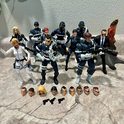 Marvel Legends - Lot Of 10 - Shield Agents - Nick Fury Dum Dum - Toys-r-us TRU • $150