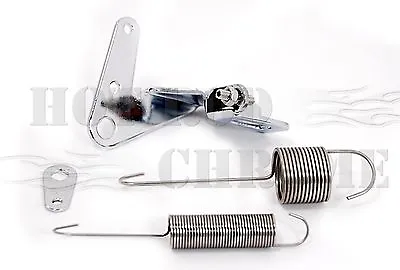 Throttle Cable Bracket & Kickdown Spring Kit Fits Holley Edelbrock Stainless • $9.95