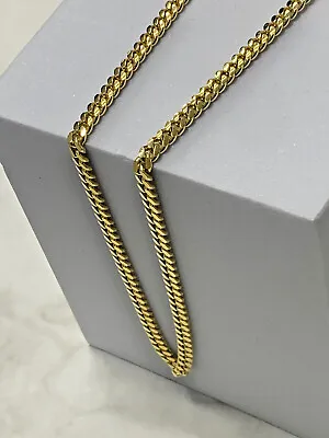 Solid Miami Cuban 10K Real Gold Curb Cuban Link Chain Necklace For Men And Women • $1249.99