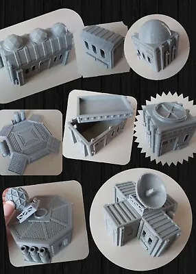 15mm Sci Fi Outpost Compound Command Military Buildings Tabletop Wargames • £7.95