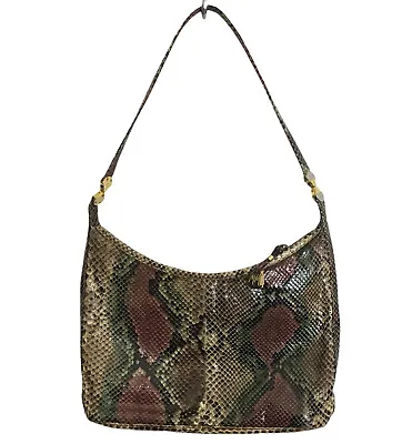  Morris Moskowitz Genuine Python Snake Skin Shoulder Bag Vintage • $85