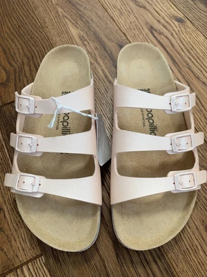 £49 • Buy Birkenstock Papillio Florida Pap Icy Metallic Light Rose Narrow 39 5.5