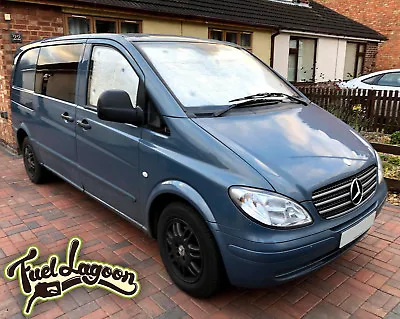 Deluxe Mercedes Vito Camper Van 8 Piece Thermal Window Screen Blinds W639 XLWB • $227.39