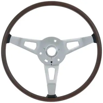 1970-71 Mopar Rim Blow Steering Wheel - Woodgrain - W/S83 • $577.89