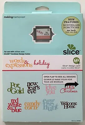 Slice Making Memories Words & Expressions Holiday Design Card 33064 Scrapbooking • $10.98