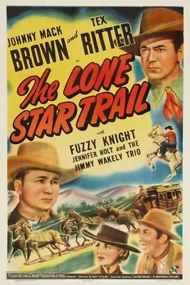 Western Johnny Mack Brown Movie Framing Print Poster Wall Decor 17 X 12 • $16.95