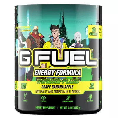 G FUEL - Energy Formula Cyberpunk Edgerunners Immuno Fluid | GFUEL • $64.95