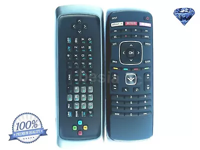 New XRT302 QWERTY Keyboard Remote M-GO For Vizio E601i-A3 E701i-A3 E650i-A2 • $8.39