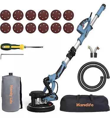 $99.99 • Buy Handife Drywall Sander With Vacuum 800W 7A Electric Foldable 12 Pcs. Sand Discs