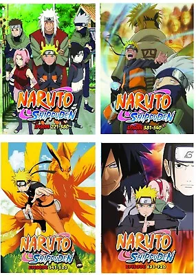 DVD ENGLISH DUBBED Naruto+Shippuden Complete Series Vol.1-500End FREE FEDEX SHIP • $116.99