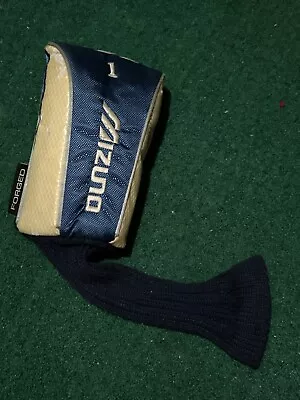 MIZUNO 1 DRIVER HEADCOVER - Vintage Blue Golf Head Cover GOOD • $9.95