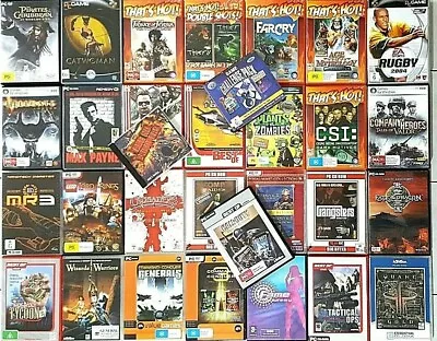 PC Games : Select Your Titles - FREE POST • $26.91