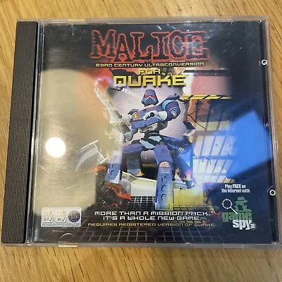 £4.99 • Buy Malice Mission Pack For Quake PC ROM Win95 Game