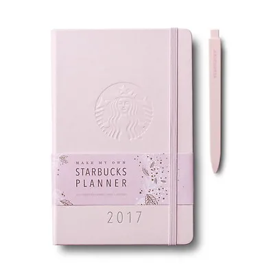 Starbucks 2017 Moleskine Planner Daily Pink Hard Cover Registered Mail Limited  • $84.79